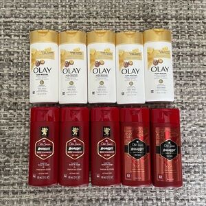 Olay old spice‎ bundle NEW body wash travel size toiletries vacation men women